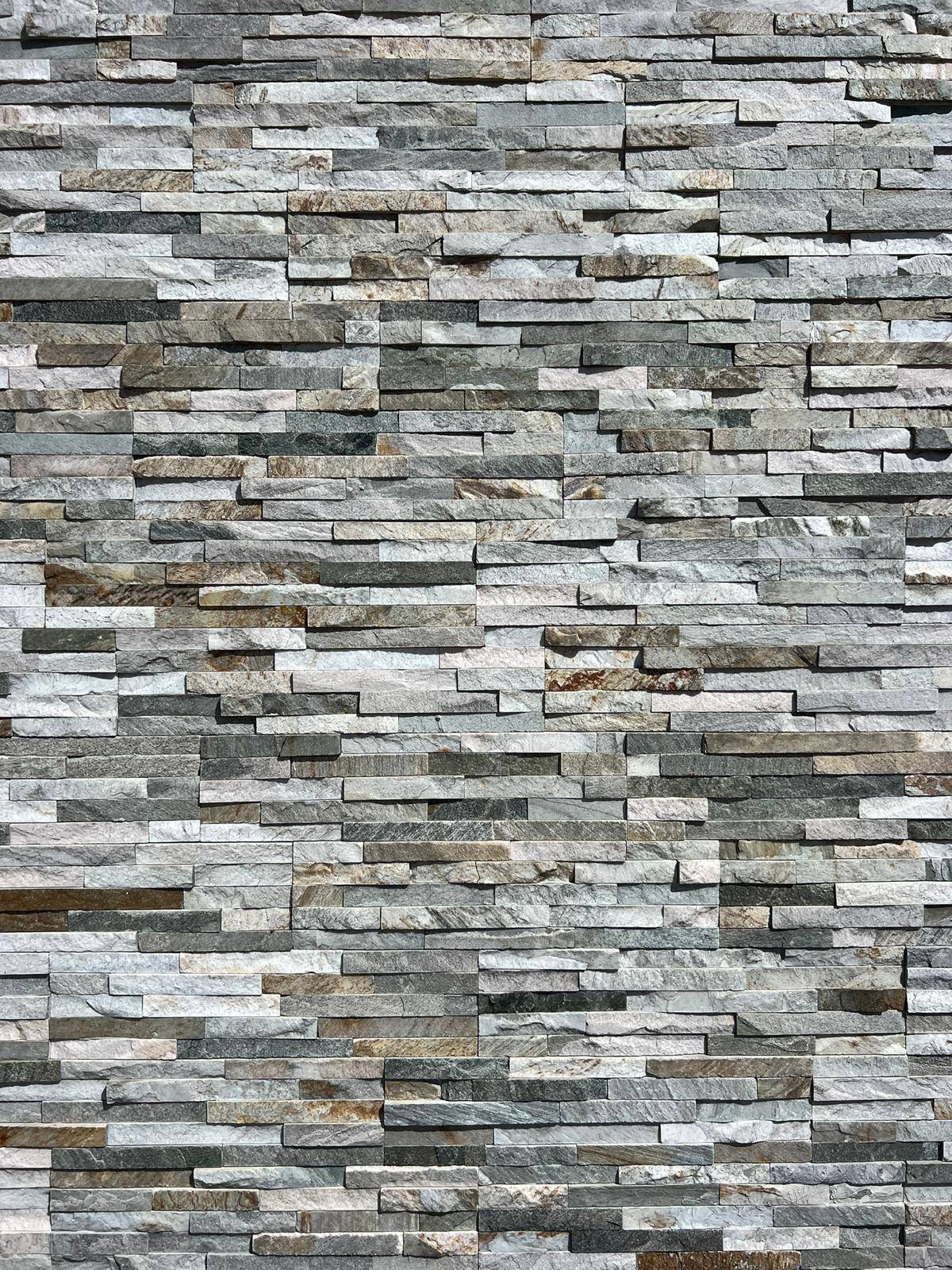 Parement multicolore rectangulaire  