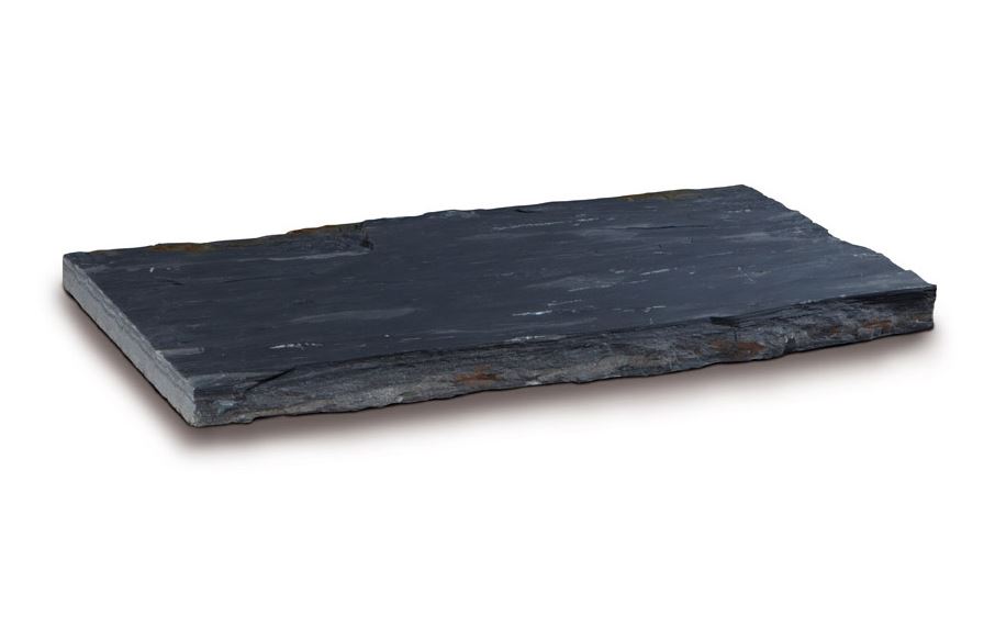 plaque d'ardoise pas japonais gris anthracite