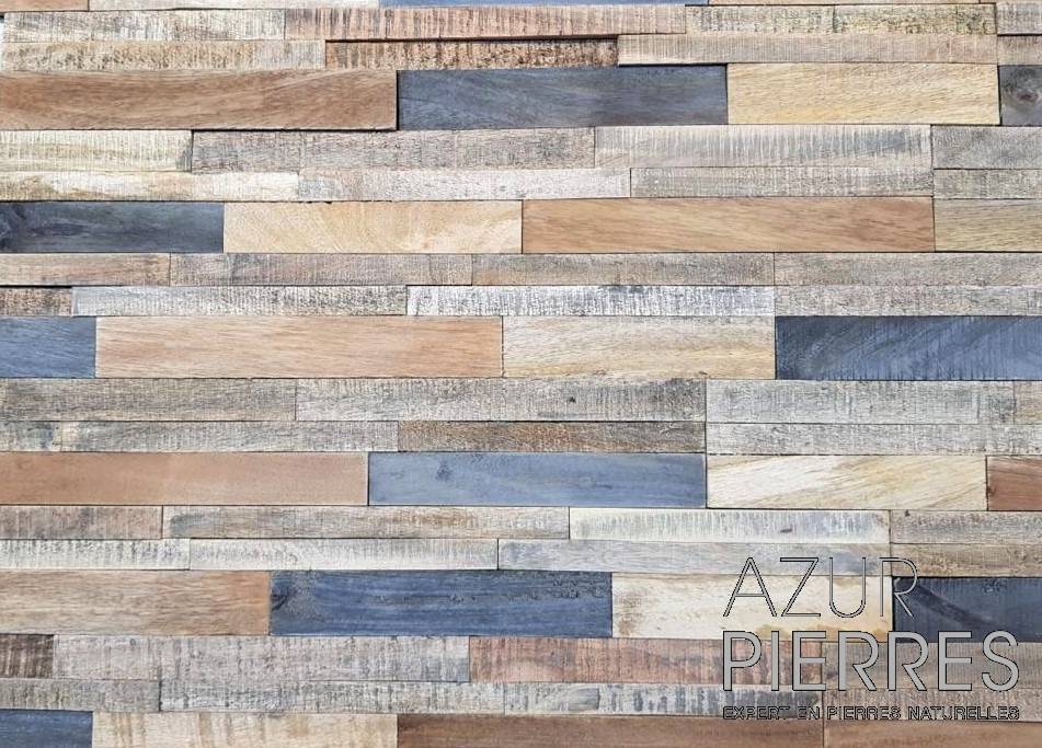 Parement bois pour crédence de cuisine